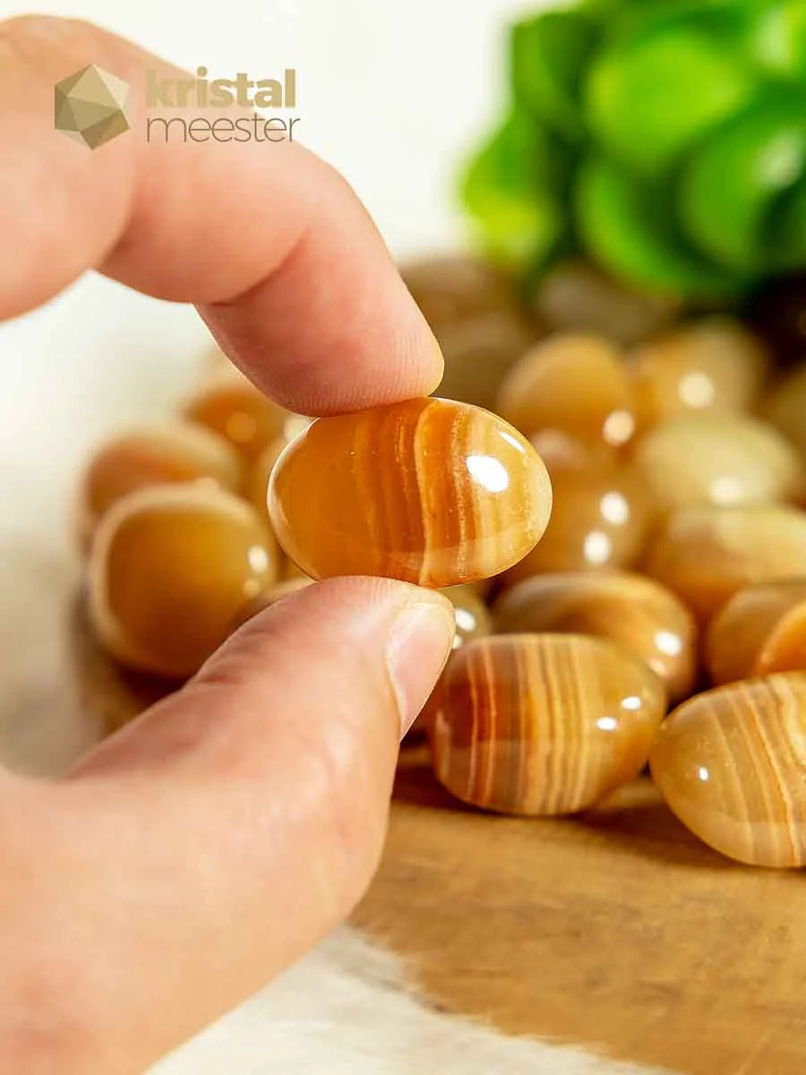 Aragonite Calcite Tumbled Stones