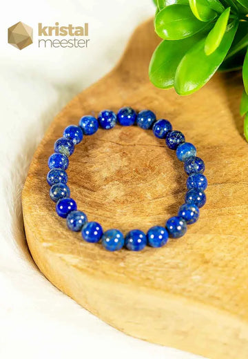 Lapis Lazuli Kogelarmband 8 mm