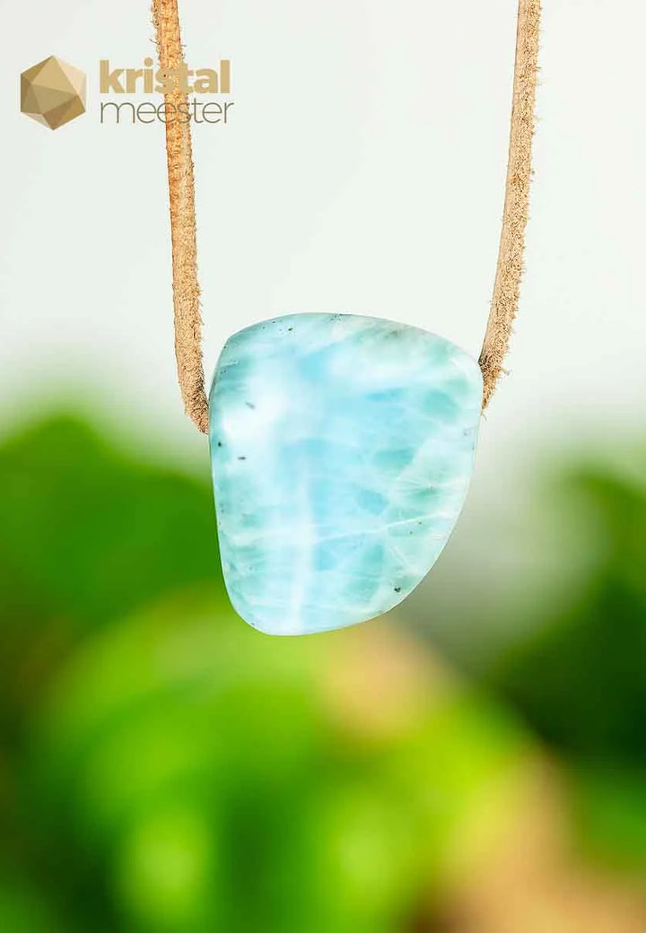 Larimar pendant - drilled - no. 2