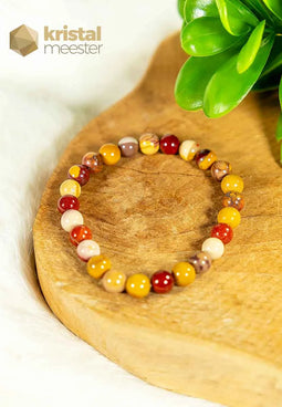 Mookaite Jasper Ball Bracelet - 8 mm