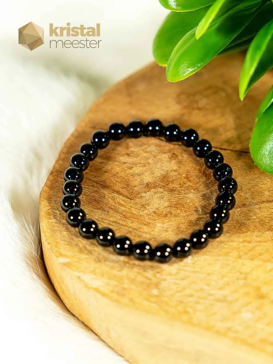 Onyx Kogelarmband - 6 mm - kind