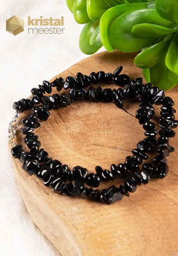 Onyx Chip Necklace - 45 cm