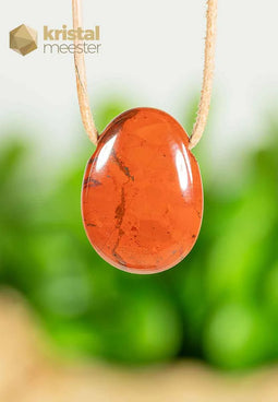 Red Jasper Pendant, drilled - no. 4