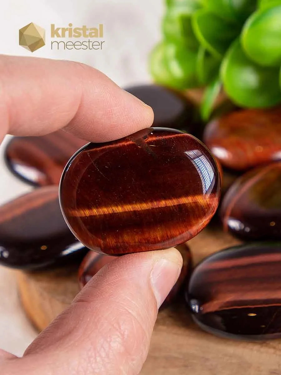 Red Tiger Eye Pocket Stones