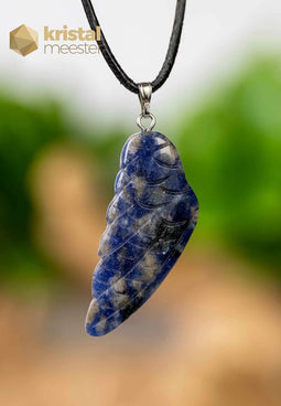 Sodalite Angel Wing Pendant